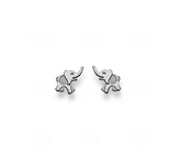 Elefante Ohrstecker in 18 Karat Weissgold - 1263.03667/0001